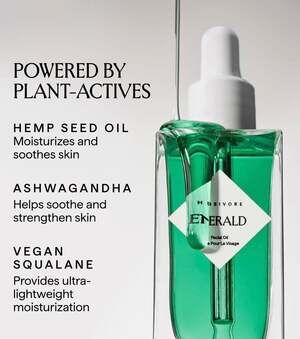 Herbivore Emerald Hemp Seed + Adaptogens Calming Facial Oil